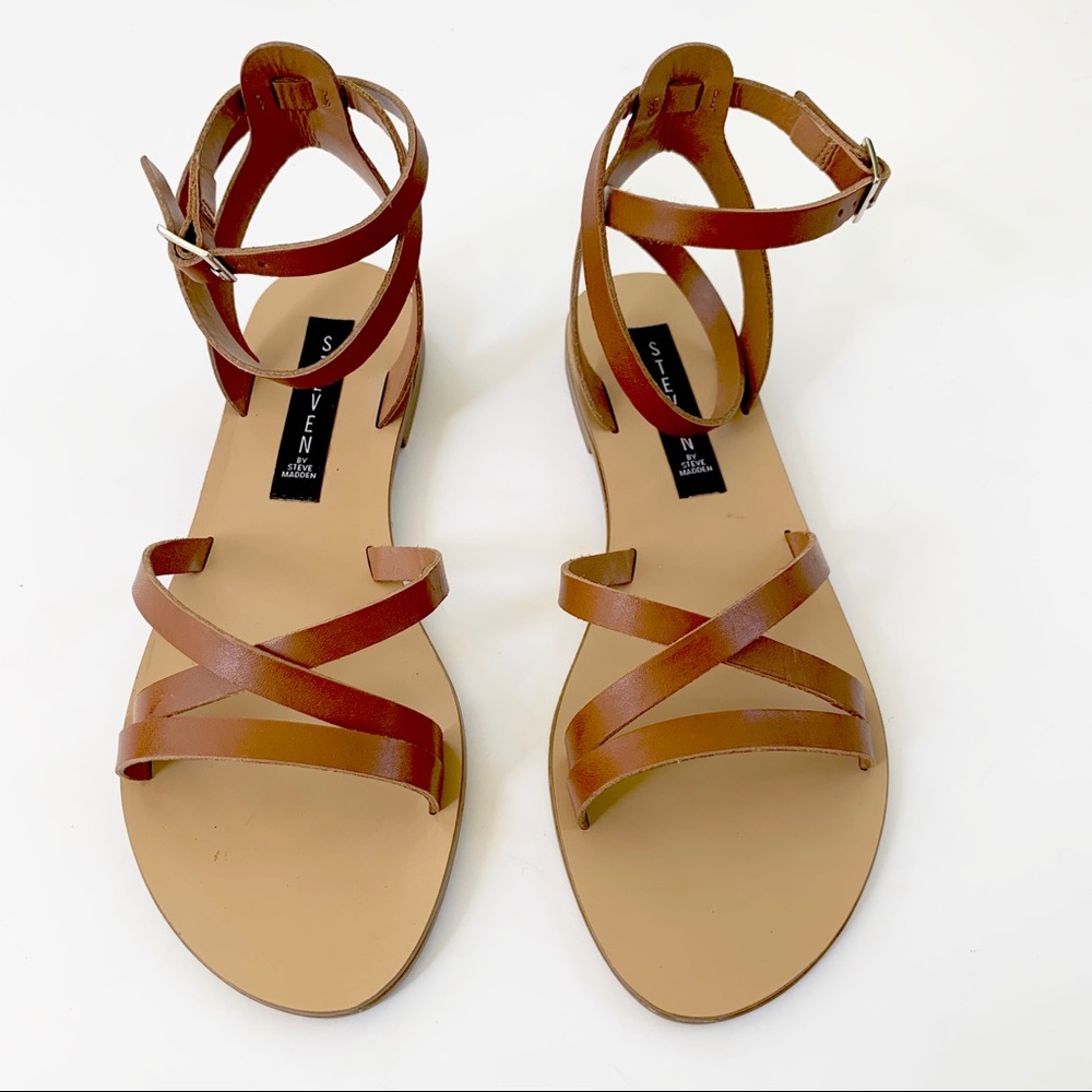 Steven by Steve Madden Matas Leather Sandals NWT 9 - Picture 5 of 8